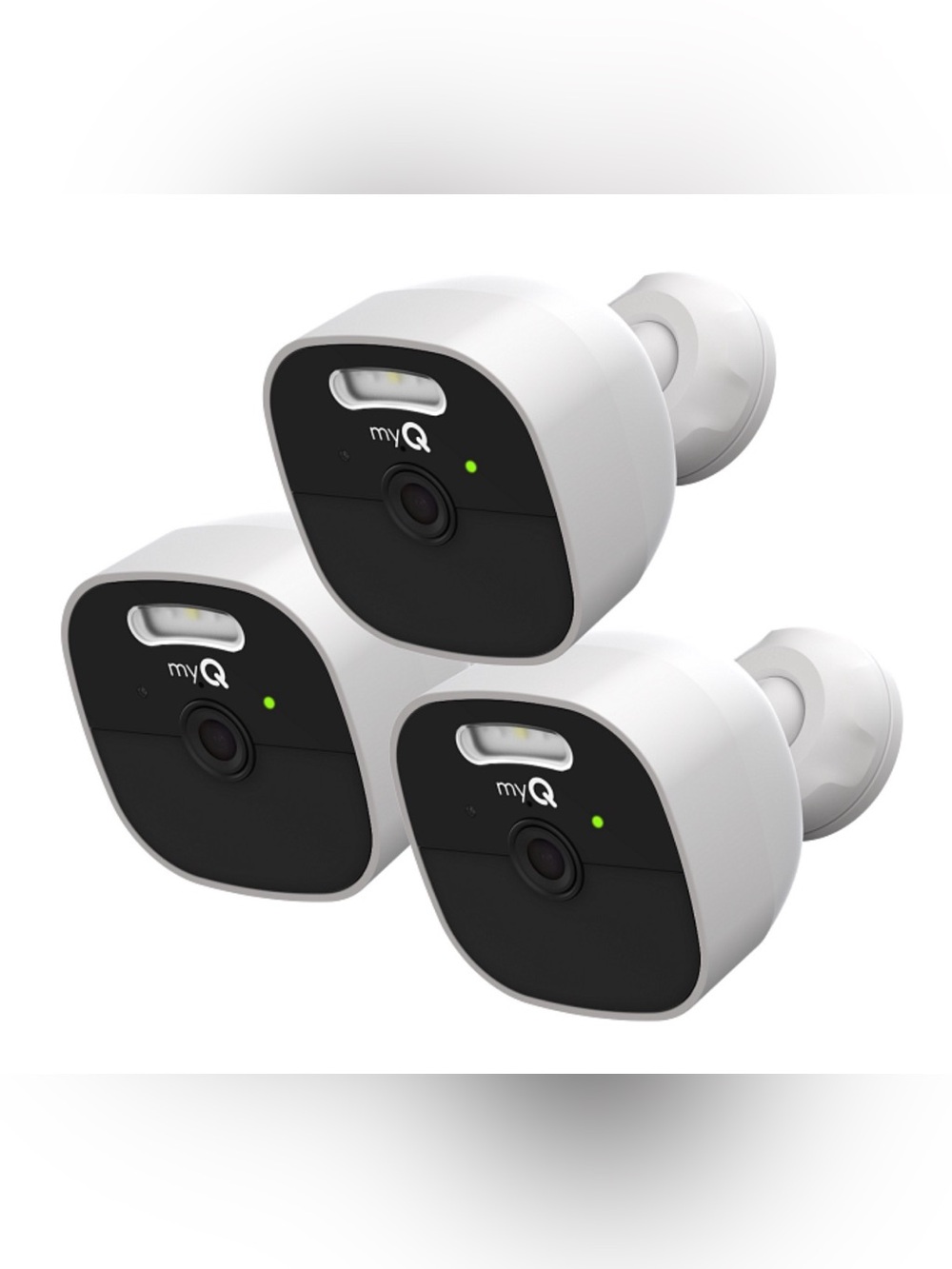 Outdoor Security Camera - White (3-Pack)